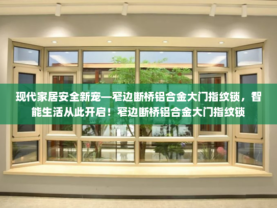 现代家居安全新宠—窄边断桥铝合金大门指纹锁，智能生活从此开启！窄边断桥铝合金大门指纹锁