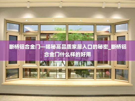断桥铝合金门—揭秘高品质家居入口的秘密_断桥铝合金门什么样的好用